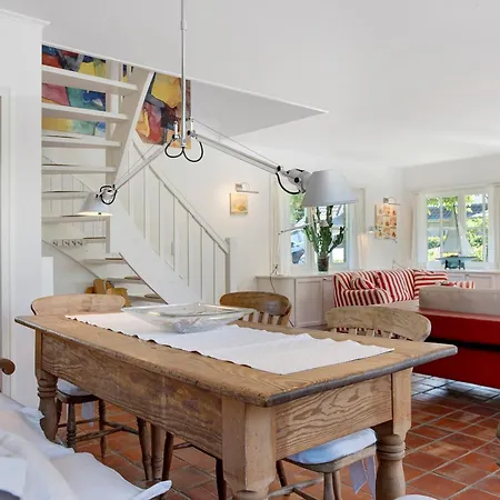 5 Sterne Reetdachhaus Wildroeschen 펜션 *