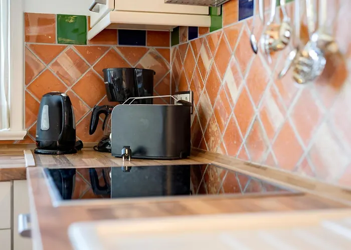 Дом отдыха 5 Sterne Reetdachhaus Wildroeschen *